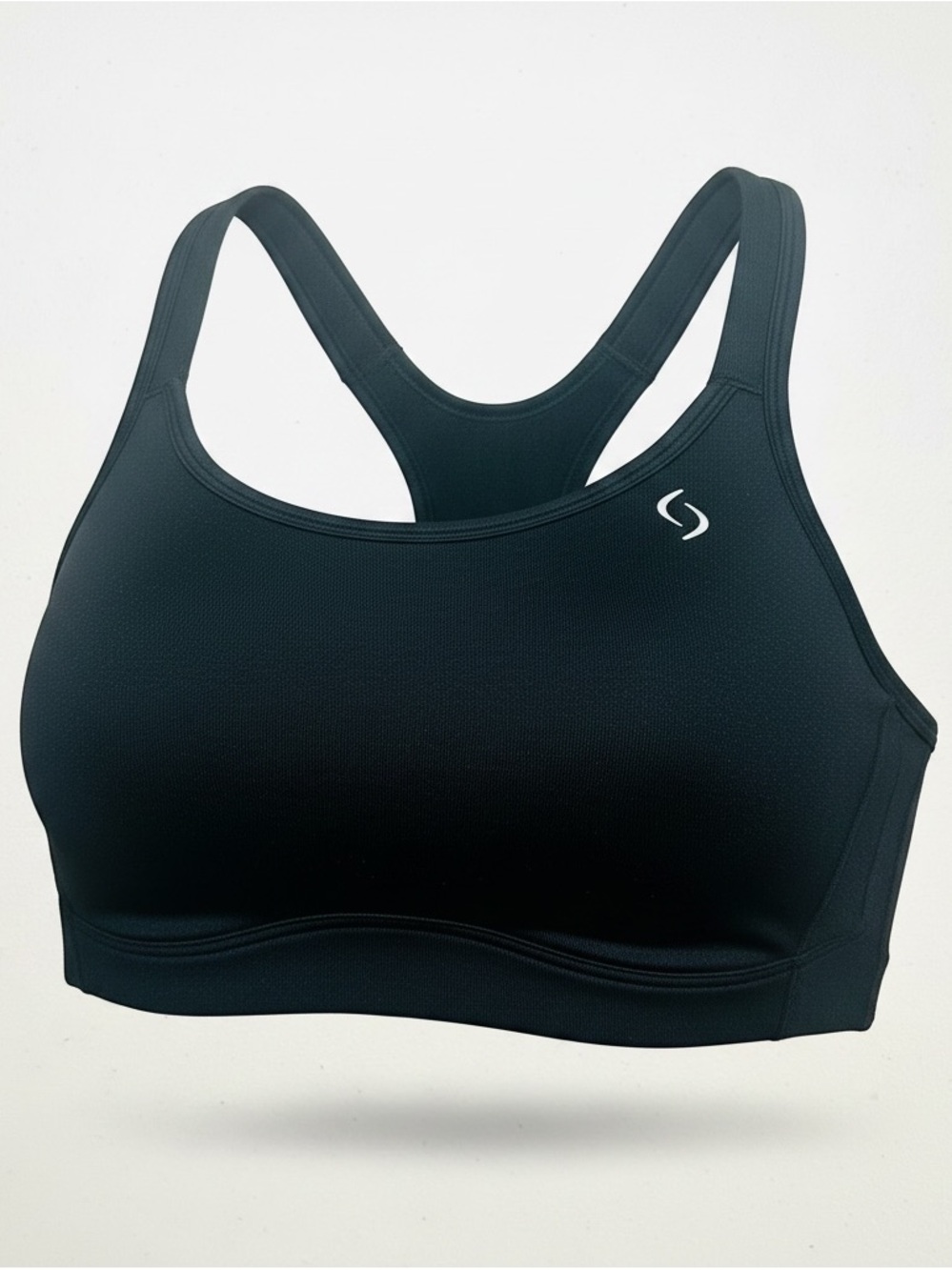 Brooks Black Racerback High-Support Sports Bra